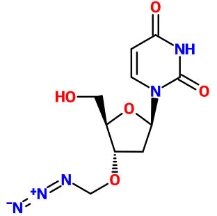 (image for) MC008146 1-[(2R,4S,5R)-4-(Azidomethoxy)-5-(hydroxymethyl)oxolan-2-yl]-1,2,3,4-tetrahydropyrimidine-2,4-dione